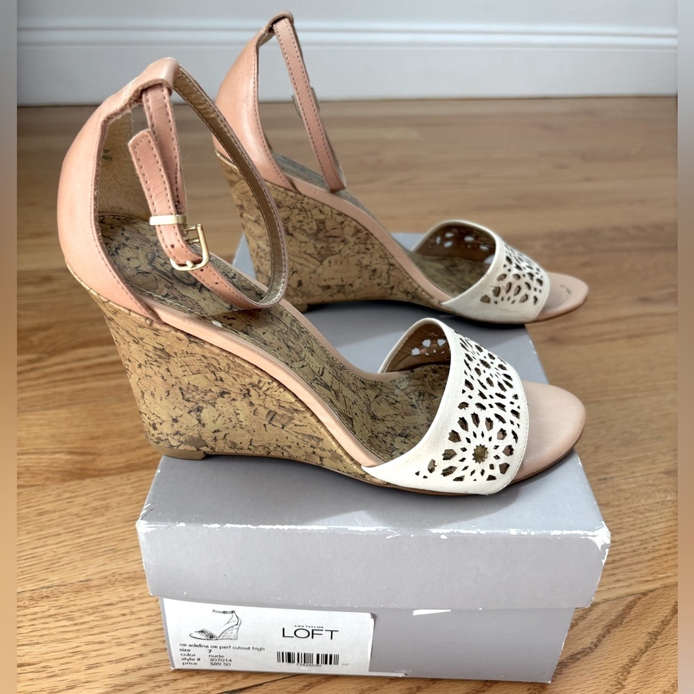 LOFT Adelina wedge sandals